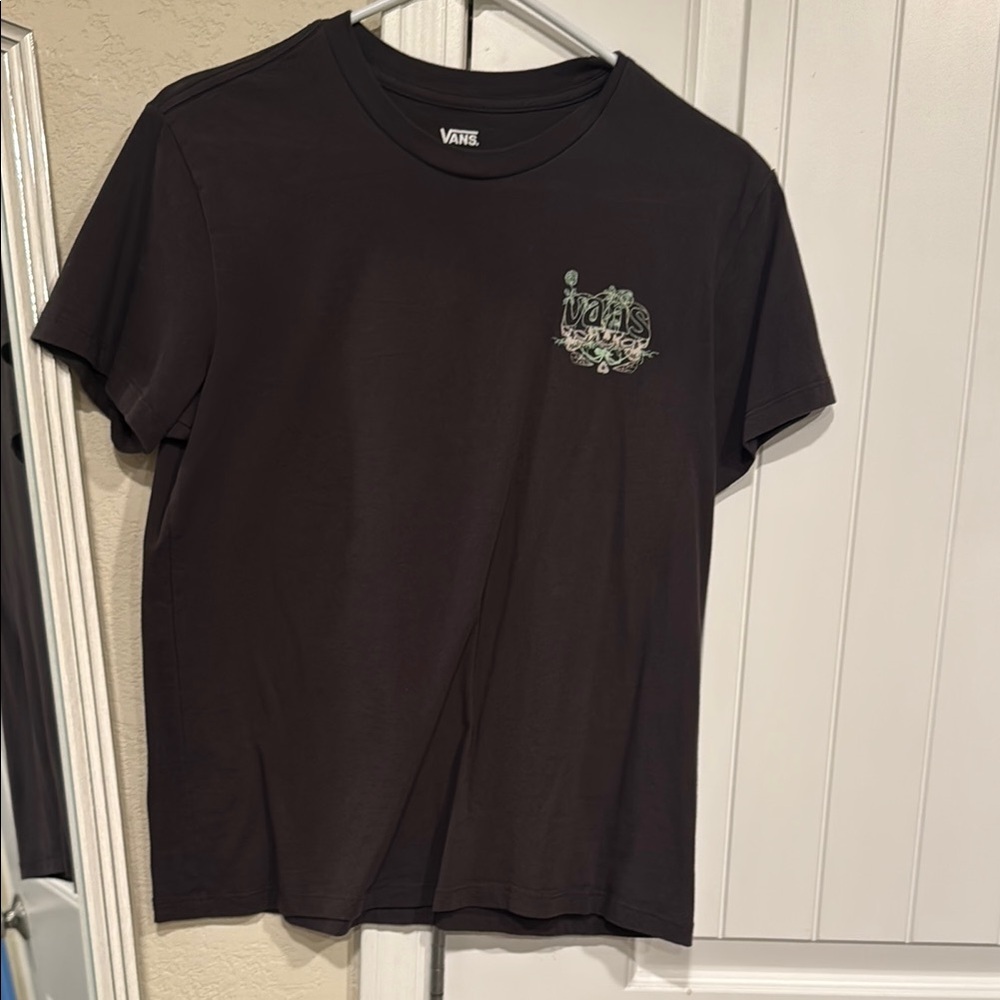 Vans Black Graphic women T-Shirt